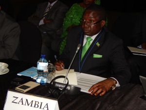 FOREIGN Affairs Deputy Minister, Mr. Rayford Mbulu, during the session of the 14th Africa - Nordic Meeting of foreign ministers at Legend Golf Safari Resort held from 9 - 10th April, 2015 