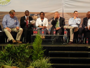 Deputy Minister of Agriculture & Livestock, Mr. Greyford Monde speaks at the symposium and launch of Agri All Africa in Pretoria on 26th August, 2015