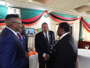 His Excellency Mr. Mwamba and Guest of Honour Mr. Gugile Nwiti interacting with other guests