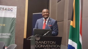 Zambia's High Commissioner to South Africa, His Excellency Mr. Emmanuel Mwamba addresses the 'Invest in Zambia Business Forum at Sandton Convention Centre in Johannesburg on 3rd November, 2016  